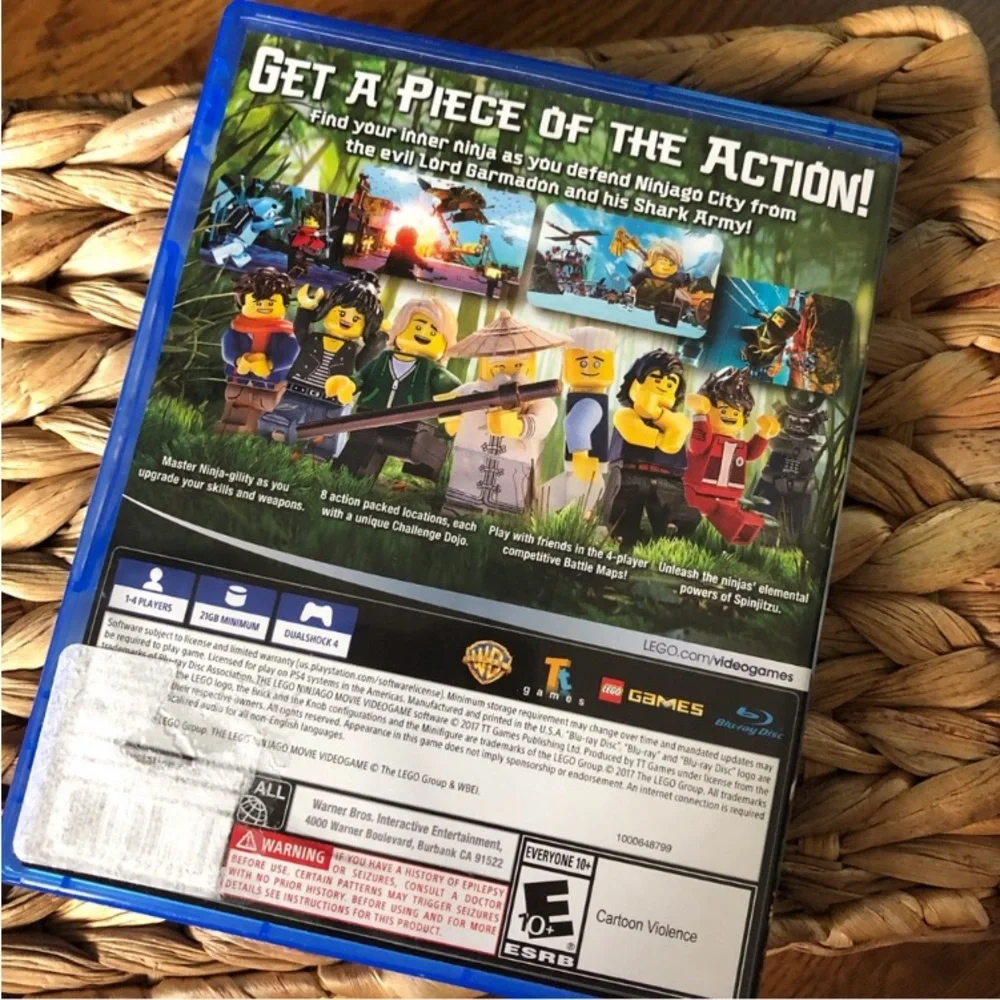 PS4 Lego The Ninjago Movie video game